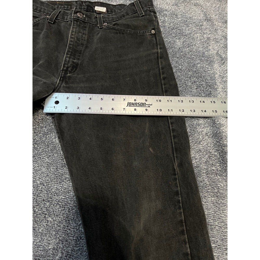 Levis Vintage505 RegularFit Straigh Leg Jeans Mens 34x32 Faded Black100% Cotton - Picture 7 of 15